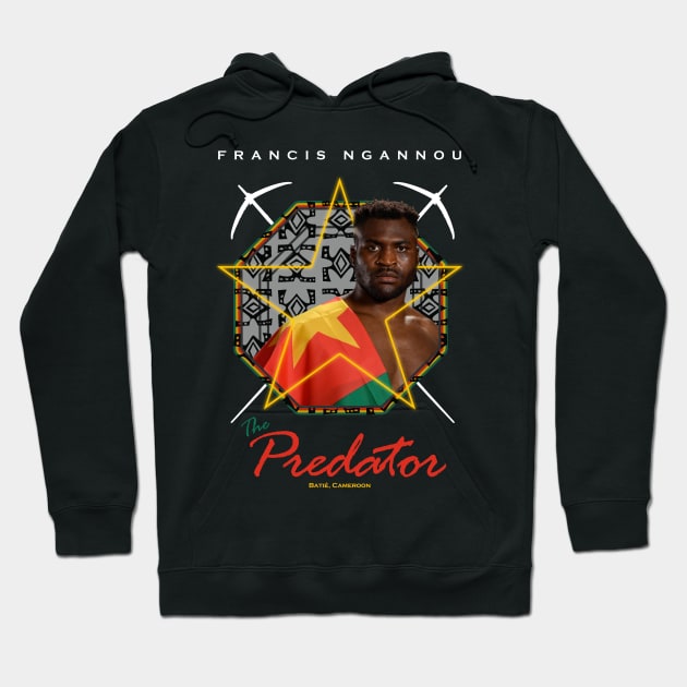 Francis Ngannou Cameroon Hoodie by SavageRootsMMA